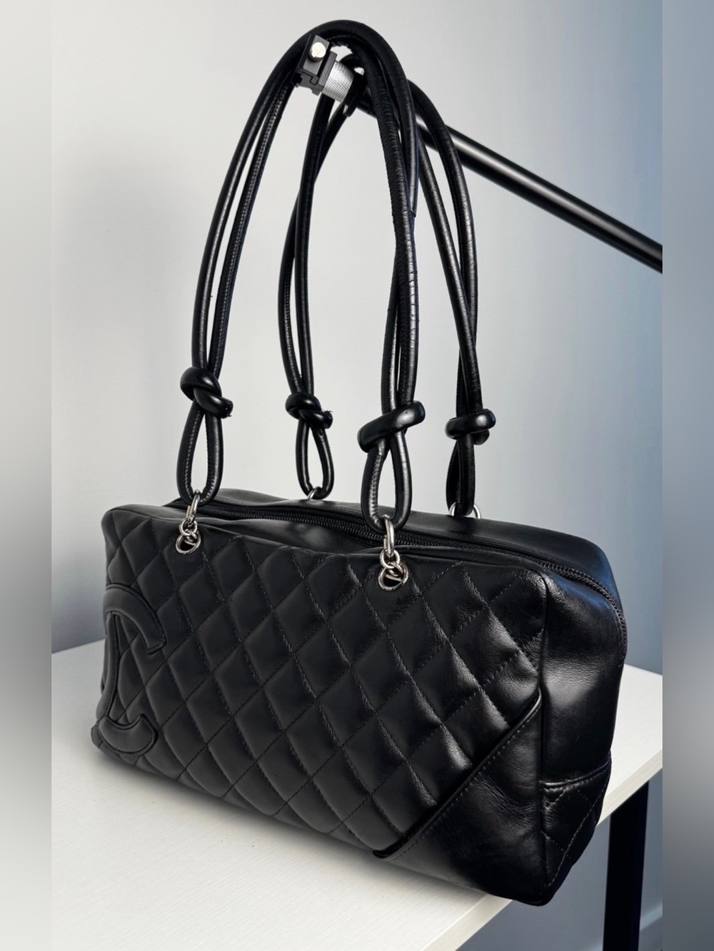 Chanel Cambon Bowler reporter Bag classic flap mini